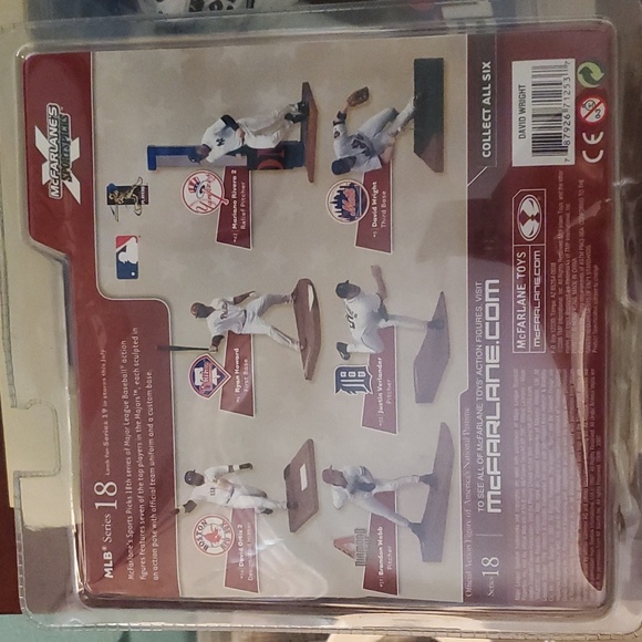 Mcfarlane David Wright Series 18 - Picture 2 of 3